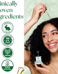 Seddy Hair Growth & Strengthening Oil with Caffeine, Rosemary, Castor, Biotin, Peppermint, Argan & Jojoba Oils - 1.7 Fl. Oz (Pack of 1)