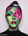 Mehron Makeup Paradise Makeup AQ Refill Size | Stage & Screen Performance, Face & Body Painting, Beauty, Cosplay, and Halloween | Water Activated Face Paint, Body Paint .25 oz (7 ml) (Light Green)