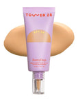 Tower 28 Beauty SunnyDays SPF 30 Tinted Sunscreen For Sensitive Skin - 2-in-1 Facial Broad Spectrum UVA/UVB Protection + Foundation - Shade 20 MULHOLLAND- Light with Golden Neutral Undertones, 1 Fl Oz
