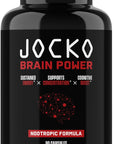 Jocko Fuel Discipline GO Brain Booster - Nootropic Dietary Supplements for Memory & Focus - PreWorkout Energy & Focus Supplement (90 Capsules)