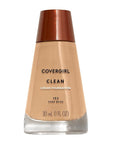 COVERGIRL Clean Liquid Foundation, Sand Beige 153, Pack of 1