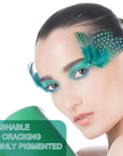 MEICOLY Cream Teal Face Body Paint,2.37Oz Large Tube Water Based Body Paint Face Painting for Adults and Kids,Halloween Face Paint Stage SFX Special Effects,Cosplay Facepaint Peacock Makeup