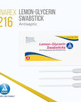 Dynarex lemon-glycerin swabsticks, pleasant tasting