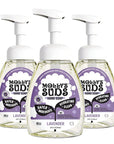 Molly's Suds Foaming Hand Soap - Made with Aloe and Coconut Oil | Moisturizing Hand Wash | Clean Ingredients, Infused with Essential Oils | Lavender - 8.25 Oz (Pack of 3)