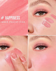 KIMUSE Soft Cream Blush Makeup, Liquid Blush for Dewy Finish