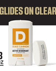 Duke Cannon Aluminum-Free Deodorant for Men - Air Defense, 3 oz – Long-Lasting, Clear Glide, Skin-Soothing Formula, Alpine + Cedarwood (Sawtooth)