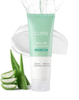 CURE Aloe Vera Gel with 90.52% Leaf Juice, Soothing & Hydrating Korean Skin Care for Sun-Exposed or Dry Skin, 5.07 fl oz, Refreshing Gel Moisturizer for Face & Body