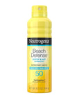 Neutrogena Beach Defense Sunscreen Spray SPF 50, Hawaii Reef Act 104 Compliant, Octinoxate & Oxybenzone Free, Broad Spectrum, Fast Absorbing & Lightweight, Face and Body Sunscreen, 6.5 Oz