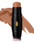Black Radiance Color Perfect Foundation Stick with Soft Brush Applicator Duo – Buildable, Blendable Versatile Pigment-Rich Formula - Cappuccino