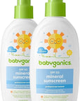 Babyganics SPF 50 Baby Sunscreen Spray | UVA UVB Protection | Octinoxate & Oxybenzone Free | Water Resistant, Unscented, 6 Fl Oz (Pack of 2)