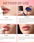 Lip Stain - Wipe-Off &Peel Off Lip Color | Waterproof, Long Lasting, Transfer-Resistant, Smudge-Proof Lip Tint | Easy Wipe Finish, High Pigment | All-Day Vibrant Kiss-Proof Lip Stain, muted rose beige