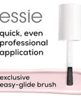 essie Salon-Quality Nail Polish, 8-Free Vegan, Sheer Pale Pink, Ballet Slippers, 0.46 fl oz (Pack of 2)