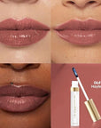 Lip Stain - Wipe-Off & Peel Off Lip Color | Waterproof, Long Lasting, Transfer-Resistant, Smudge-Proof Lip Tint | Easy Wipe Finish, High Pigment | All-Day Vibrant Kiss-Proof Lip Stain, dusty rose