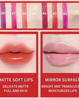 4 Pcs Roll-on Lip Gloss Set, Clear Lip Gloss Glaze Water Light Formula, Plumping Lip Oil, Long Lasting Hydrating & Moisturizing Lip Gloss (Set A, 0.16 Oz/Pcs)