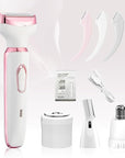 Electric Razors for Women, 4 in 1 Electric Women Shaver, Face Shavers Eyebrow Legs Armpit Bikini Area Pubic Underarms, Painless Facial Hair Removal Ladies Body Razors Set