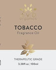Tobacco Fragrance Oil 100ml | Premium Quality Fragrance Oil for Aromatherapy Diffuser Home Fragrance Soap & Candle Making| 3.38 fl. Oz