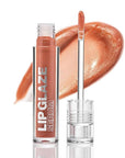 Palladio Lip Glaze Serum, Hydrating Lip Gloss with Peptides & Hyaluronic Acid for Plump, Smooth, and Nourished Lips – Vegan, High-Shine, Non-Sticky Finish (Bellini Fizz)