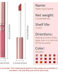 Matte Liquid Lipstick,Dark Purple Liquid Lip Stains, Long Lasting Waterproof Lip Gloss Makeup, Velvet Non-Stick Cup Lips Stain X-08#