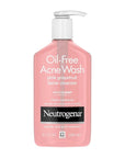 Neutrogena Oil-Free Salicylic Acid Pink Grapefruit Pore Cleansing Acne Wash and Facial Cleanser with Vitamin C, 9.1 fl. oz