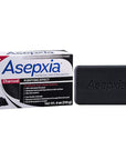 Asepxia Charcoal Cleansing Bar Soap. For Acne and Blackheads. Removes Impurities and Toxins. Helps Oily Skin. With Salycilic Acid. 4 Oz. Pack of 3
