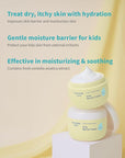 Kids' Barrier Cream - Korean Kids Daily Intensive Moisturizing Cream for Face and Body - Improves Skin Barrier & Soothing Rough Skin with Cica and Panthenol - Allergen Free Scent, 6.09 oz.