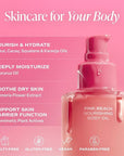 Saltair Body Oil. Luxurious Pink Beach After Shower and Bath Oil Moisturizer for Women. Botanical, Non-Greasy, and Well-Absorbing Lotion for Hydrating Dry Skin. 4oz Pump Bottle