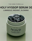 Arencia Glow Hyssop Overnight Face Mask Serum - hydrating & Anti-Aging Serum for younger looking Korean Glass Skin, Vitamin A, C, E, Niacinamide, Peptide