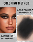 Dark Black Matte Eyeshadow – Smoked Eye Shadow, Daily Waterproof Long-Lasting Eyeshadow Powder Palette for Women Neutral Eye Makeup sombras para ojos (04)