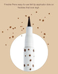 AKARY Freckle Pen Professional Lifelike Face Concealer Point Natural coffee)