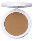 e.l.f. Camo Powder Foundation, Lightweight, Primer-Infused Buildable & Long-Lasting Medium-to-Full Coverage Foundation, Medium 330 W