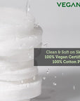 Vegan J Daily Toner Pads | Exfoliating, Hydrating, Moisturizing | Vegan K-Beauty | Oasis-Plant Complex 53,000ppm | Pore Refining & Skin Soothing | 100% Cotton (60 Pads)