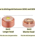 for Flawless Replacement Heads Gen 3 - Finishing Touch Flawless Facial Hair Remover Replacement Blades for Women, Shaver & Razor (2 pack Generation 3)