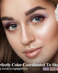 3Pcs Eyeshadow Stick Set, Matte And Shimmer Creamy Eyeshadow Pencil,Eye Brightener Stick,Nude Caramel Grayish Purple Shadow Sticks Set, Waterproof Long Lasting Smoky Highlighter Eye Makeup