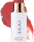 Ogee Sculpted Face Stick (ROSE QUARTZ - ROSE & Face