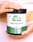 TERRA ORIGIN Healthy Gut Mint Flavor |30-Servings with L-Glutamine, Zinc, Glucosamine, Slippery Elm Bark, Marshmallow Root and More!