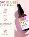 GLEOW New 2024 Pure Hyaluronic Acid Serum for Face - Hydrating Serum for Women - Hyaluronic Acid Pure Face Serum for Women - Face Serum for Dry Skin with Dark Spots 2oz