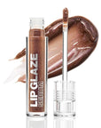 Palladio Lip Glaze Serum, Hydrating Lip Gloss with Peptides & Hyaluronic Acid for Plump, Smooth, and Nourished Lips – Vegan, High-Shine, Non-Sticky Finish (Mocha Martini)