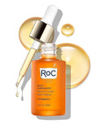 RoC Multi Correxion Revive + Glow 10% Active Vitamin C Serum for Face, Daily Anti-Aging Wrinkle and Skin Tone Skin Care Treatment, Brightening Serum, 1 Fluid Ounce