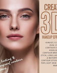 KIMUSE 2 Color Dual Cream Contour Stick, Highlight Face Makeup