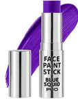 Blue Squid PRO Purple Face Paint Stick - Waterproof Body Paint for Adults & Kids Colored Eye Black Baseball, Eyeblack Softball -Hypoallergenic Twist-Up Non-Toxic Makeup Stick for Cosplay, Sports & SFX