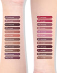 evpct Retractable 1Pcs Lip Liner Pencils and 1 Pcs Lip Gloss Makeup Set for Shaping & Sculpting Lips, Brown Long-Lasting Waterproof Longwear Matte Rich Lip Colors Liner Crayon Liquid Lipstick 05#