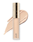 Jouer Essential High Coverage Liquid Concealer - Brightening Concealer - Color Corrector for Under Eye Dark Circles, Spot Coverage, and Eye Primer - Soft Matte Finish, Creme