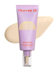 Tower 28 Beauty SunnyDays SPF 30 Tinted Mineral Sunscreen For Sensitive Skin - 2-in-1 Facial Broad Spectrum UVA/UVB Protection + Foundation - Shade 10 LARCHMONT - Light with Yellow Undertones, 1 Fl Oz