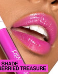 wet n wild MegaSlicks Lip Gloss, Ultra-Glossy, Vitamin-E Enriched, Ultra-Gloss High Shine Moisturizing, Cruelty-Free & Vegan - Crushed Grapes