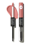 Revlon Liquid Lipstick with Clear Lip Gloss, ColorStay Overtime Lipcolor, Dual Ended with Vitamin E, 510 Boundless Nude, 0.07 Fl Oz