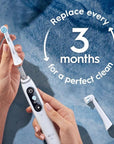 Oral-B iO Series Gentle Care Electric Toothbrush Replacement Brush Heads for an Oral-B Electric Toothbrush, 4 Count, White