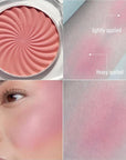 Cheeky Blush Compact for Face Cheeks, Talc Free Blusher Palette, Matte Powder Makeup, Natural Healthy, Mauve Pink Magenta Peach Red, Vegan Cruelty Free