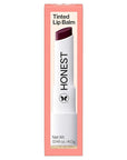Honest Beauty Moisturizing Vegan Tinted Lip Balm | Antioxidant-rich Acai Extracts + Avocado Oil | Paraben Free + Cruelty Free | Plum Drop