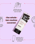 b.tan Self Tan Remover & Body Wash | Erase Tan Repeat - 2-in-1 Exfoliator Scrub and Body Wash, Sunless Tan Eraser, 8 Fl Oz