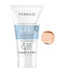 FARMASi Make Up BB Cream Beauty Balm, Full-Coverage Foundation, Concealer, Moisturizer BB Cream for All Skin Types, 1.7 fl. oz. / 50 ml (Light to medium)